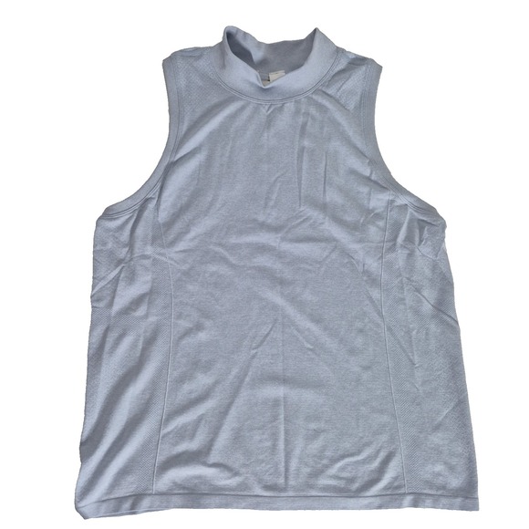 Calia Tops - Calia Tank Top Womens XL Lt blue Seamless Sleeveless Mock Neck Golf Pullover NEW